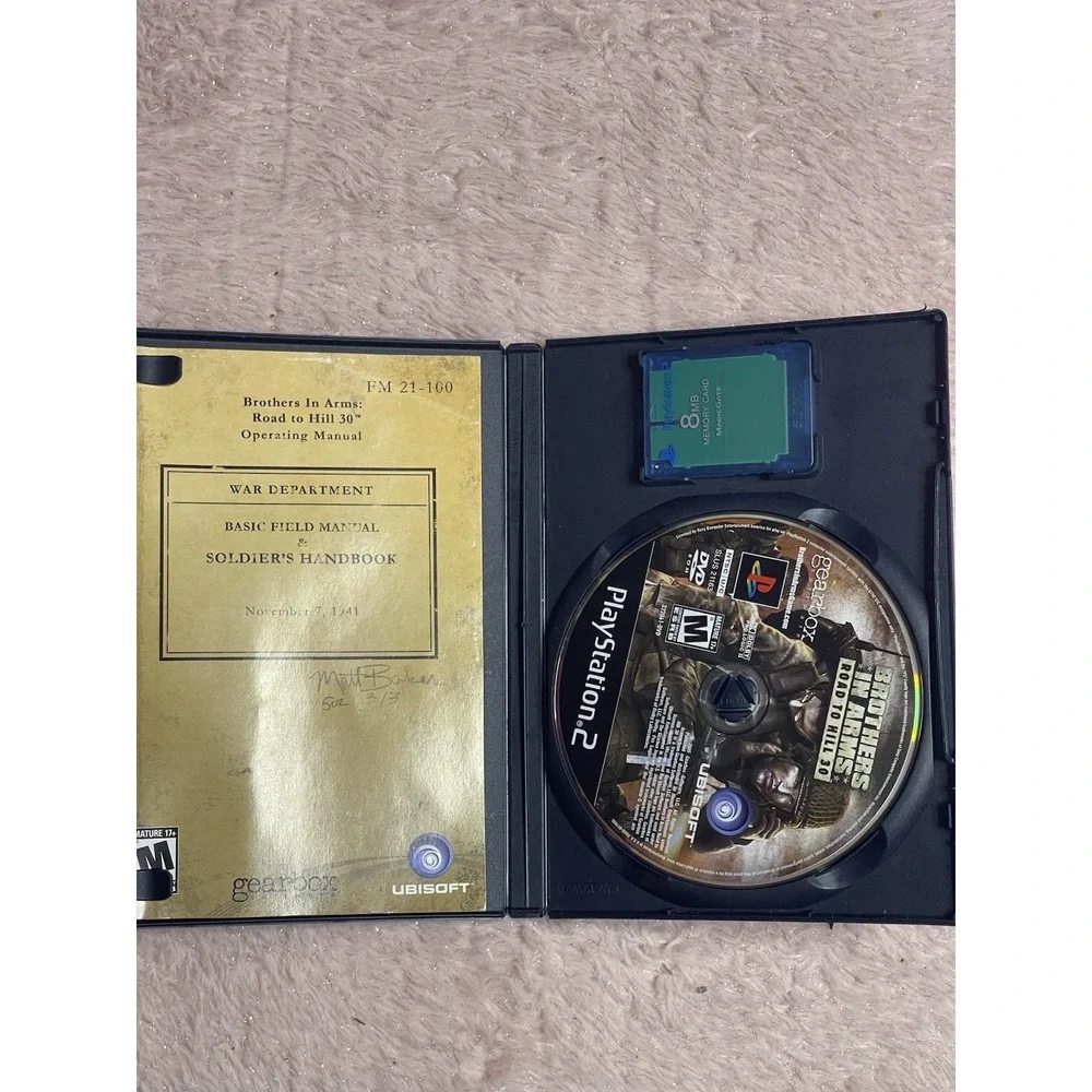 Brothers In‎ Arms Road To Hill 30 - Sony Playstation 2 PS2 Tested Authentic